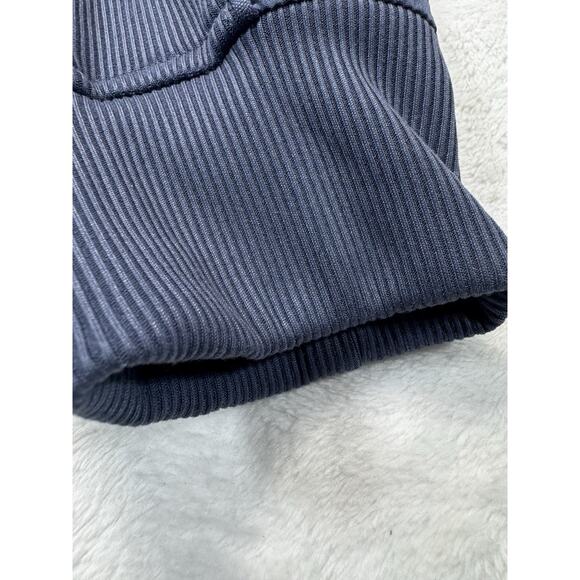 Athleta Lightweight Track Jacket Slate Blue Textured Zip Front Athleisure Size S - Picture 9 of 12